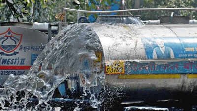 No scarcity in wastage: Water tankers on way to parched localities spill thousands of litres in Delhi