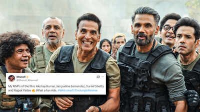 'Welcome to Jungle' Twitter review: Netizens hail Akshay Kumar, Suniel Shetty starrer; call it 'brain rot family entertainer'