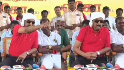 MDMK general secretary Vaiko loses cool over DMK alliance question; supporters try to attack reporters