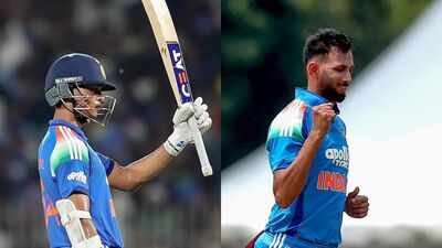 Yashasvi Jaiswal and Prasidh Krishna (AP Photos) Prasidh Krishna's five-for, Yashasvi Jaiswal's unbeaten 110 power India to 3-0 series sweep over Afghanistan