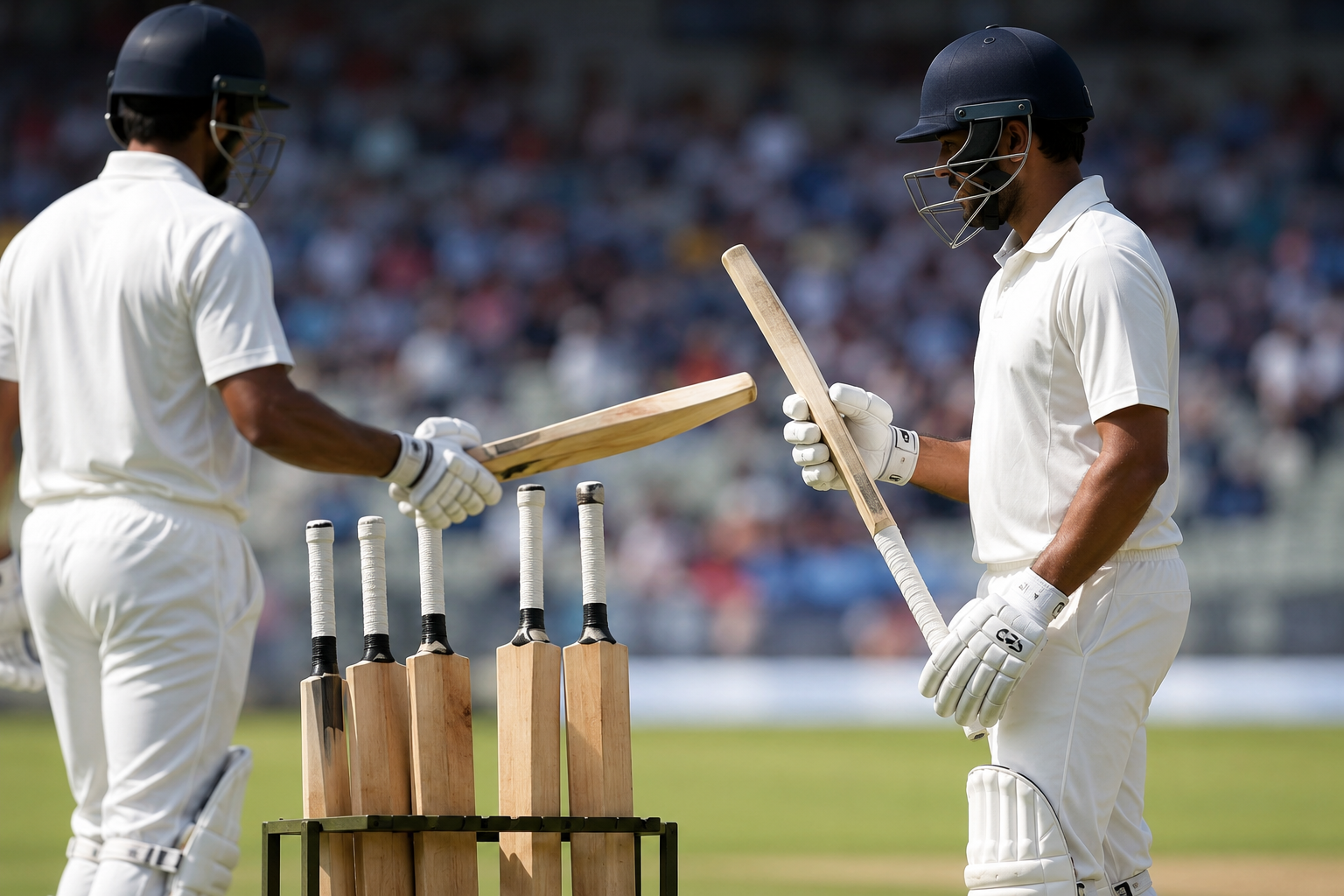 Why do batters change bats during an innings?