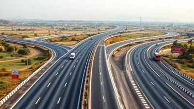Representative AI image Cabinet clears Rs 14,115 crore highway projects in Delhi, UP; approves Rs 6,970 crore 6-lane Dwarka tunnel