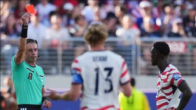 FIFA's recent decision to rescind Folarin Balogun's red card has sparked controversy, enabling the US talent to compete against Belgium. (AP Photo) Donald Trump intervention forces stunning FIFA U-turn as Folarin Balogun escapes World Cup ban