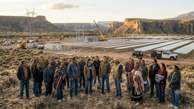 Representational AI photo A Native American tribe once relied on oil and gas; now its desert land will help power Meta’s new data center