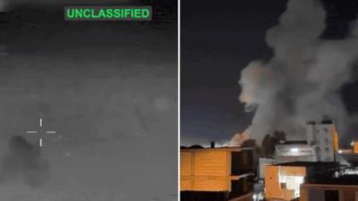The latest escalation came hours after three merchant vessels were struck in the Strait of Hormuz Watch: US unleashes massive 'punishment' strikes on Iran as Middle East tensions flare