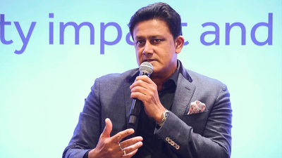 Anil Kumble ( Photo PTI ) ‘He needs to play’: Anil Kumble slams India team management for leaving out World Cup-winning spinner