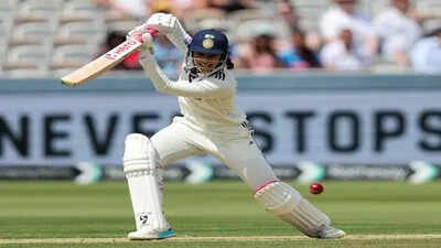 Smriti Mandhana (Image: IANS) Kranti Gaud's six-for, Smriti Mandhana's unbeaten fifty leave India in complete control on day 2 at Lord's