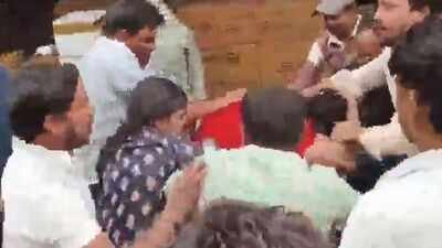 The incident took place at Zila Parishad Market, where the youth and the woman were sitting at an eatery Youth thrashed by mob while with woman of another faith in UP