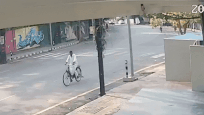 The accident took place around 7.30 am near Sanjivani Hospital. Teen dies as SUV driven by minor hits scooter, crashes into school bus