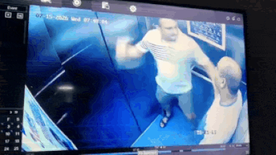 A dispute over society funds turned violent in Ghaziabad's GH-7 Society Caught on CCTV: Ghaziabad resident trapped, thrashed inside lift over society fund row; accused arrested