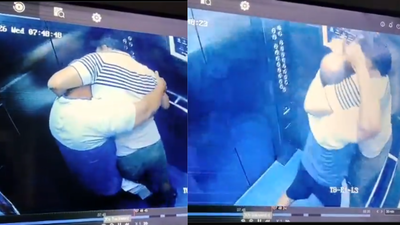 A dispute over society funds turned violent in Ghaziabad's GH-7 Society Caught on CCTV: Ghaziabad resident trapped, thrashed inside lift over society fund row; accused arrested