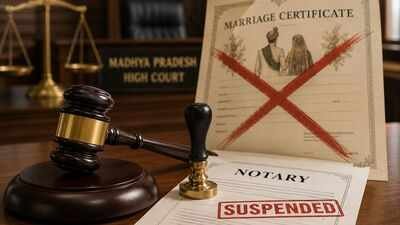 Marriage certified by a notary? MP high court says notaries have no such power
