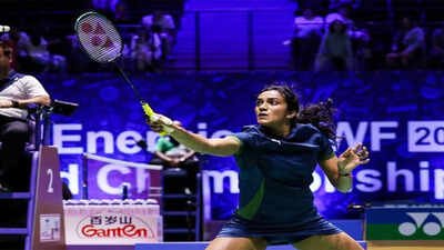 PV Sindhu enters Japan Open finals (Image: ANI) PV Sindhu breaks Chen Yufei jinx, becomes first Indian woman to reach Japan Open final