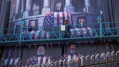 'Blood for blood': Iran displays Donald Trump, Melania and children in coffins on giant billboard (Image/X) 'Blood for blood': Iran displays giant billboard with Donald, Melania and Trump children in coffins