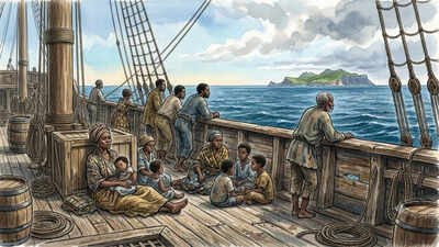 152 Africans were rescued from illegal slave ships and taken to Saint Helena nearly 200 years ago. (Representational photo) The British Royal Navy brought nearly 27,000 Africans rescued from slave ships to a remote Atlantic island; their teeth are now revealing their lost childhood journeys