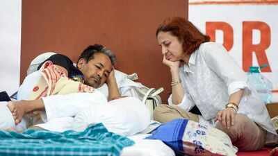 Sonam Wangchuk's wife vows to lead Parliament march 'He intends to continue the fast': Sonam Wangchuk's wife vows to lead Parliament march
