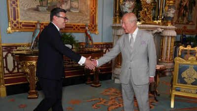 Andy Burnham at Buckingham Palace 'A new path for Britain': Andy Burnham becomes 7th UK PM in 10 years, promises stability after Starmer exit