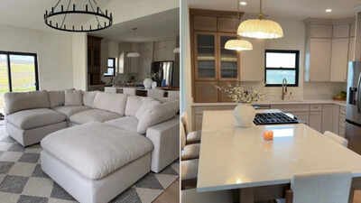 The 3,600-square-foot home was built at the cost of $410,000. (Allison Brown's photo) After years of living in a trailer, a couple self-built their 3,600-square-foot dream home for $410K, saving up to $350K after contractors quoted as much as $800K