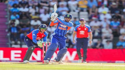 Tilak Varma responds to criticism (Image: ANI) 'I can hit from ball one': Tilak Varma hits back at strike-rate criticism ahead of Zimbabwe tour