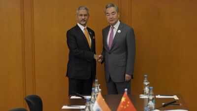 Jaishankar with Chinesecounterpart Wang Yi India-China ties gradually normalising since Modi-Xi Kazan meeting: Jaishankar