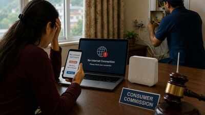 Consumer court pulls up internet provider over repeated outages, awards Rs 10,000 to customer