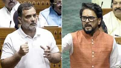 Rahul faces privilege notice: Anurag Thakur seeks action over 'unparliamentary' remarks Rahul Gandhi under fire: Anurag Thakur moves privilege notice over Lok Sabha speech