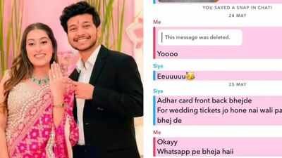 A purported screenshot of a Snapchat conversation allegedly involving Siya Goyal has gone viral on social media 'Wedding that would never happen': Siya Goyal's 'Snapchat message' to friend goes viral
