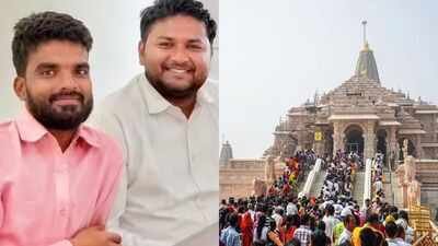 (In photo: Avinash Shukla and Anukalp Mishra) Ram temple embezzlement row: Probe reveals theft peaked during Maha Kumbh, many ‘donation chori’ warnings landed on deaf ears