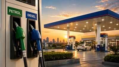 Public sector refiners have collectively absorbed losses of over Rs 75,000 crore during the first quarter of the current financial year. (AI image) Crude oil relief: OMCs may break even on petrol, diesel rates soon; what it means for retail prices