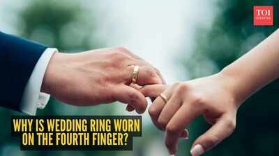 Representative image Why do wedding rings go on the fourth finger? It is linked with an ancient symbolism