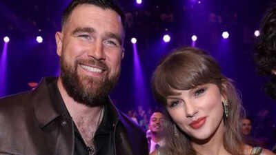 Travis Kelce's nieces walked the aisle at his and Taylor Swift's wedding as flower girls. (Instagram) Taylor Swift and Travis Kelce’s wedding: Kylie Kelce and Jason Kelce’s daughters walked the aisle as flower girls