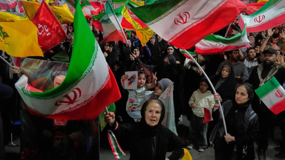 His remarks came as the US reimposed a blockade on Iranian ports 'Will exercise full sovereignty over Hormuz': Iran defiant as US continues strikes