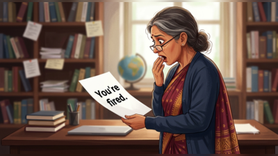 AI Image Used For Representational Purpose Only Bengaluru professor gets one-line termination notice after 19 years of service, fights for reinstatement