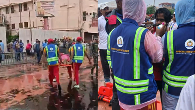 Crowd rush and medical emergencies at Puri Rath Yatra Watch: Puri Rath Yatra crowd makes way for ambulance as fainting devotees rescued on stretchers