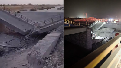 Bridges, airport hit as US expands strikes on Iranian infrastructure (Credit: X@/MarioNawfal, AryJeayBackup) Bridges, airport, railway station: US attacks civilian infrastructure in Iran