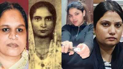 (L-R) Haseena Parkar, Jenabai Daruwala, Zikra, Kajal Khatri She called the shots: How 'lady dons' changed over time