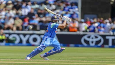 Rohit Sharma plays a shot during 2nd ODI against England. (ANI Photo) 'No worries at all': Morne Morkel backs Rohit Sharma despite scrutiny, urges India to fix flaws