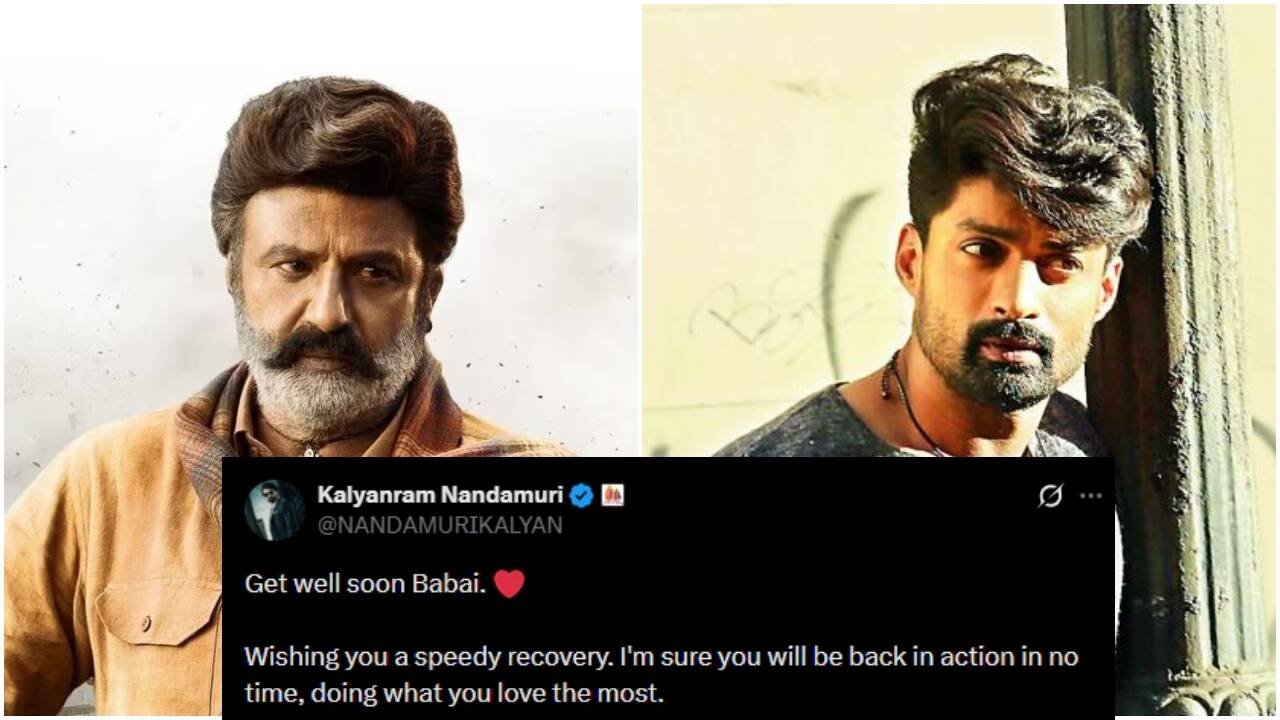 Nandamuri Kalyan Ram reacts to Balakrishna's injury; says, 'I'm sure you will be back in action in no time'. FB