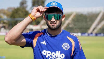 Ashok Sharma (Pic credit: BCCI) IND vs ZIM: Who is Ashok Sharma? Farmer's son makes India debut after 154.2 kmph IPL breakthrough