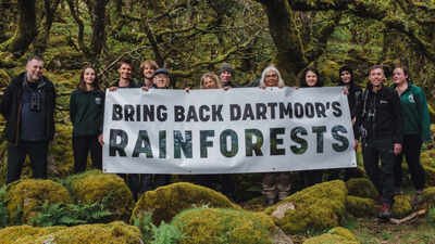 Dartmoor Nature Alliance launch their rainforests campaign at Black-a-Tor copse on Dartmoor national park (Photograph: Fern Leigh Albert) Prince William’s Duchy of Cornwall is helping double one of England’s last surviving temperate rainforests, where 1,250 young trees have already been planted