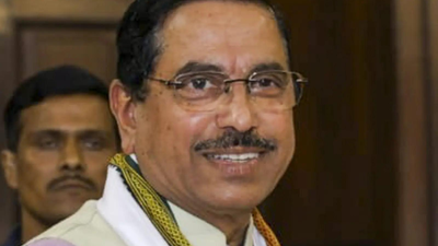 Pralhad Joshi takes charge as Union education minister Pralhad Joshi takes charge as Union education minister a day after Dharmendra Pradhan's resignation