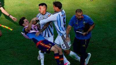 FIFA charges Argentina stars over World Cup final brawl Leandro Paredes faces three assault charges over World Cup final fiasco; FIFA charges Argentina over 'Las Malvinas' banner