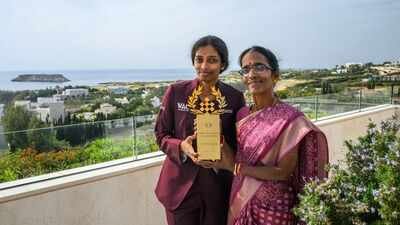 2026 Candidates women champion Vaishali with her mother (FIDE Photo) No rating-based spots! FIDE launches new qualification system for 2028 Candidates chess tournaments