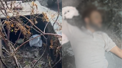 28-year-old Aryan died after falling into a rainwater-filled drain Man dies after falling into drain amid heavy waterlogging in Noida Sector 58