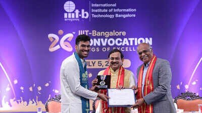 316 students graduate at IIIT-Bangalore's 26th convocation IIIT-Bangalore student bags Rs 1.5 crore package; 316 graduate at 26th convocation