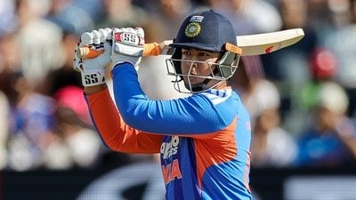 Vaibhav Sooryavanshi scored an 18-ball fifty against Zimbabwe. (ANI Pic Service) Vaibhav Sooryavanshi scored an 18-ball fifty against Zimbabwe. (ANI Pic Service)