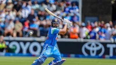 Rohit Sharma scored 26 runs off 47 balls against England in the 2nd ODI (ANI Pic Service)