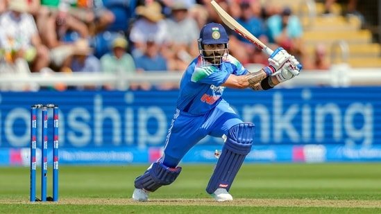 India vs England LIVE Score, 3rd ODI: India's Virat Kohli plays a shot. India vs England LIVE Score, 3rd ODI: India's Virat Kohli plays a shot.