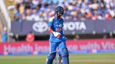 KL Rahul disappointed with the bat in the first game. (AP)