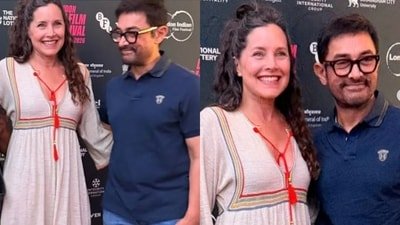 Aamir Khan reunites with Rachel Shelley. Aamir Khan reunites with Rachel Shelley.